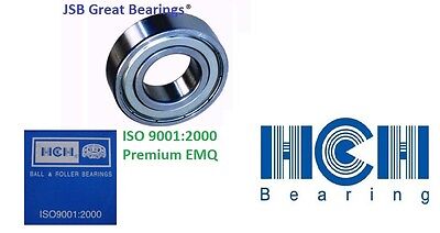 (Qty.10) 6200-ZZ HCH Premium EMQ 6200 2Z Shield Bearing 6200 Ball Bearings 6200Z • 14.45$