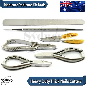 Podiatrist Nail Cutter Toe Ingrown Manicure Pedicure Foot Nails Care Clipper - Picture 1 of 7