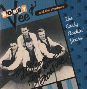 Bobby Vee & The Shadows - The Early Rockin' Years CD SIGNED AUTOGRAPHED!! - Picture 1 of 2