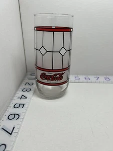 Vintage Coca-Cola Glass Collectable Coke Drinking Glass BEAUTIFUL VIBRANT GRAPH - Picture 1 of 10