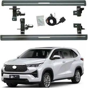 Black Power Deployable Electric Running Board Fits for Toyota INNOVA 2023-2025 - Picture 1 of 8