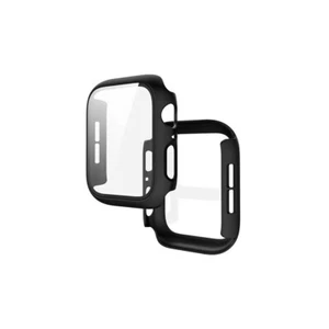 iWatch Tempered Glass Case (44mm) – Black - Photo 1 sur 1
