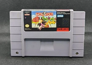 Monopoly Video Game For SNES Super Nintendo Vintage 1992 TESTED Plays Great - Picture 1 of 5