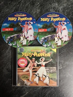 Walt Disney Mary Poppins video cd vcd rare ex+/ex free UK postage - Image 1 of 4