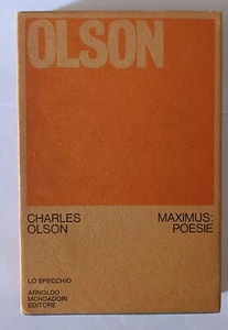 CHARLES OLSON - MAXIMUS : POESIE - Foto 1 di 2