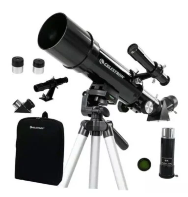 Celestron Travel Scope 60 Refractor Telescope with Tripod and Backpack, 22002-DS - Image 1 of 4