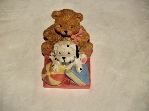 Teddybären Kinder Figuren Deko Sammlerstück was Knoten - Bild 1 von 7