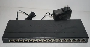 Netgear GS316 16-Port Gigabit Ethernet Unmanaged Switch 10/100/1000 Mbps - Picture 1 of 2