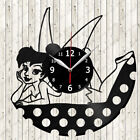 Peter Pan Vinyl Record Wall Clock Decor Handmade 2644