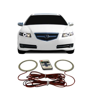 Bright White RF LED Headlight Halo Ring Kit for Acura TL 05-07 - Foto 1 di 6