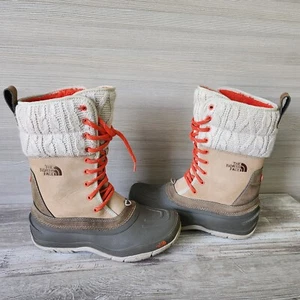 The North Face Shellista Boot Women Size 7 Mid Calf Primaloft Waterproof Lace - Picture 1 of 16