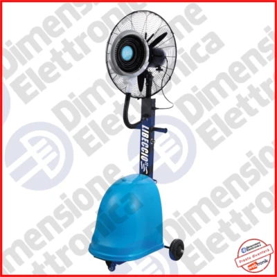 Ventilatore con Nebulizzatore Nebbia Acqua Pavimento Esterno Libeccio 22 ev116 - Immagine 1 di 4