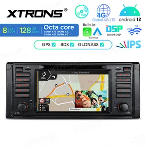 7" Für BMW E39 Autoradio 8G+128GB Android Octa Kern GPS Navi CarPlay DVD LTE 4G - Bild 1 von 19