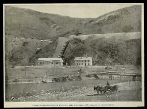 1921 - BULGARIEN BAU WASSERKRAFTWERK VON SOFIA PANTCHAREVO 3R733 - Bild 1 von 1