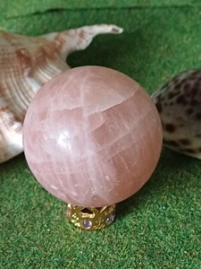 Esfera de piedra preciosa tallada en calcita rosa 254 g - Imagen 1 de 3