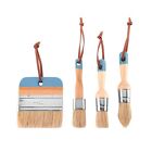 4 Pcs Painting Brushes Set for Furniture Natural Bristles Stencil Brushes7259