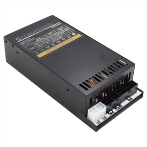 Unidad de fuente de alimentación pequeña 600 vatios 1U 2x4 + 4 pines doble CPU Mini ITX PC PSU, ATX, 12V - Imagen 1 de 15