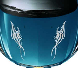 Car Decal Sport Pinstripe 7''x30'' Motorcycle Vinyl Hood Front sticker CG93 2pcs - Bild 1 von 3