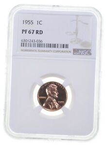 PF67 1955 Lincoln Wheat Cent NGC PR Proof *0209