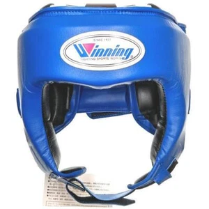 Winning JABF Certified Boxing Head Gear Amateur Blue Face Guard JABF-HG NEW - Picture 1 of 2