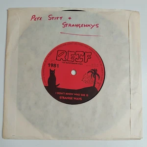 Strange Ways I Don't Know Who She Is / Years Of Pain Reif 001 Extremely Rare 45 - Picture 1 of 13