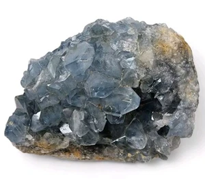 Muestra natural de cristal celestita azul XL Madagascar 4 libras 8,2 oz. Angel Stone - Imagen 1 de 4