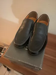 Herren Feine Mokassins Anzug Schuhe Elegant Schwarz Schlicht 44 Business - Bild 1 von 3