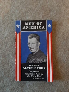 1929 Evening Bulletin Men of America Book Sergeant Alvin C. York World War Hero - Picture 1 of 8