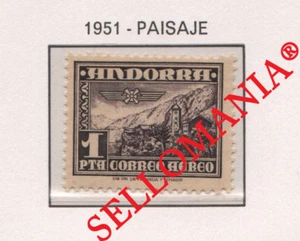 1951 PAISAJE LANDSCAPES MONTAÑAS MOUNTAINS EDIFIL 59 ** MNH ANDORRA TC21840 - Imagen 1 de 1