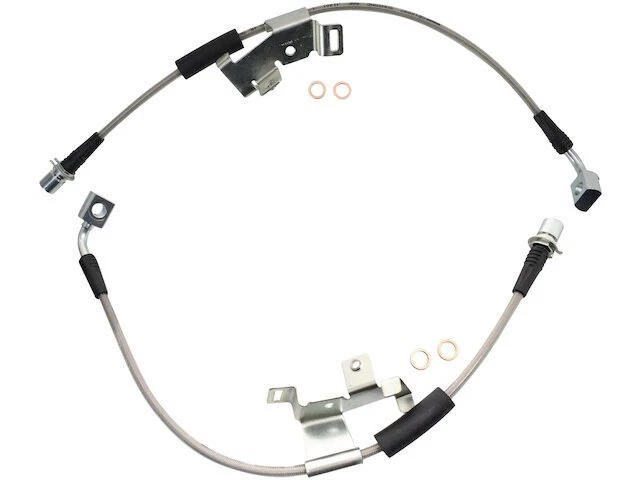 Juego de mangueras de freno delanteras TRQ para Cadillac Escalade ESV 2007-2020 16FPND Foto 1 de 1