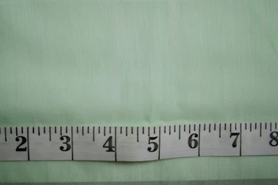 2  Yards Solid  Pastel Green Sheer Fabric 70" X 48" - Image 1 of 2
