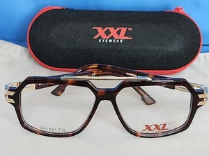 New Men's XXL Eyeglass Frame Warrior Tortoise Plastic 60-14-155 - Picture 1 of 18