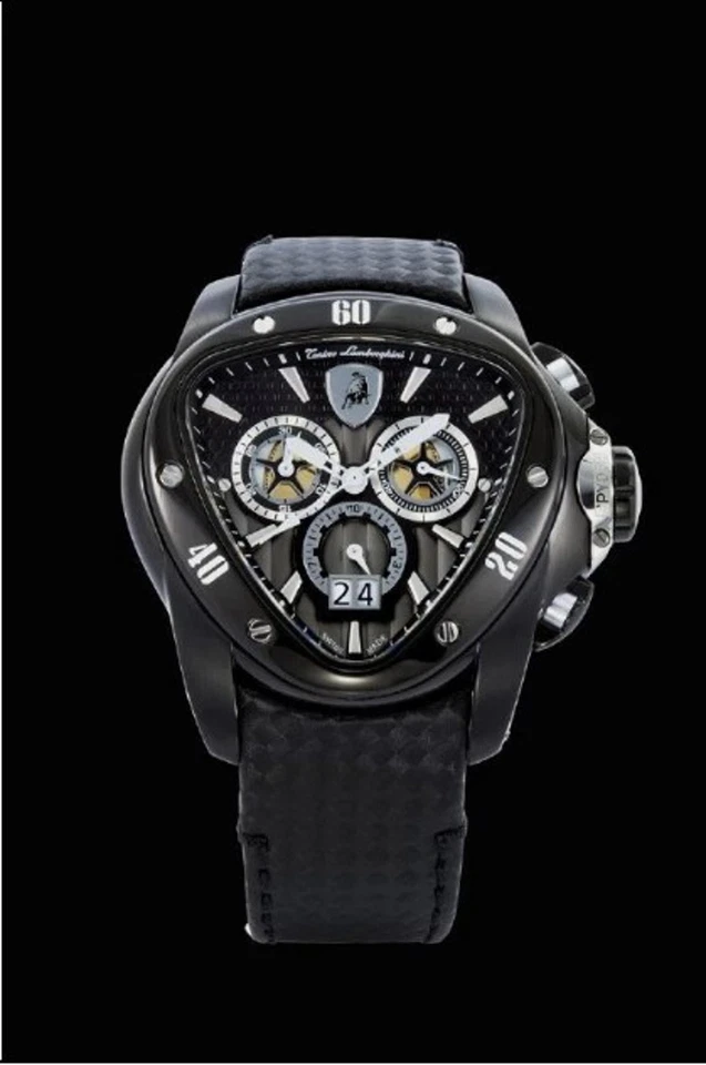 Tonino Lamborghini Men's Black Carbon Fiber Watch - Image 1 of 1