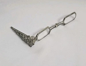 Sammlerstück Vintage Sterling Silber Klapp Lorgnette Operngläser. Nachlass - Bild 1 von 24