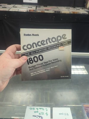 Radio Shack Concertape 1800 carrete a carrete cinta en blanco NUEVO SELLADO Foto 1 de 2