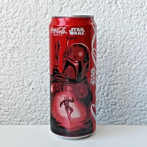 Empty 2025 Star Wars Coca-Cola can - Boba Fett - 330 ml - Hungary - BOTTOM - Picture 1 of 8