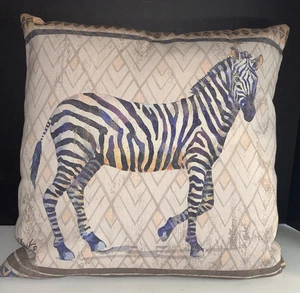 Climaweave Paul Brent Akzent Dekokissen Zebra Dschungel Tierkunst 18"x18" - Bild 1 von 6