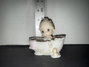 Precious Moments "He Cleansed My Soul" Figurine #100277 Vintage 1985 - Picture 1 of 7