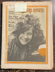 Rolling Stone magazine #64 August 1970 Janis Joplin, Traffic, Wavy Gravy - Picture 1 of 6