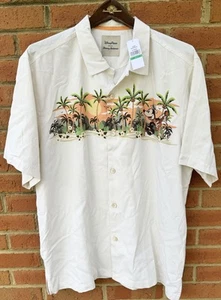 CAMICIA DA UOMO TOMMY BAHAMA WALT DISNEY 'ALOHA MICKEY MOUSE' HAWAIAN CAMP L LARGE - Foto 1 di 10