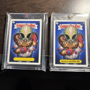 Garbage Pail Kids Ronald Acuña Jr. GPK 2 #1 No Name And #1c Real Name - Bild 1 von 2