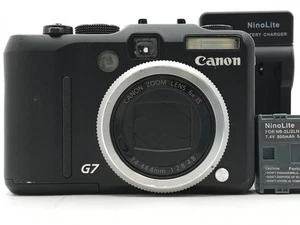 Canon PowerShot G7 Black 10.0MP 6x Zoom Compact Digital Camera from Japan - Picture 1 of 14