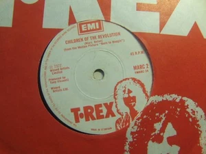 T Rex – Children of the Revolution 1972 7” EMI MARC 2 - Imagen 1 de 1