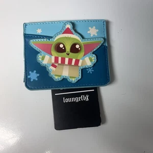 TARJETERO DE NAVIDAD LOUNGEFLY STAR WARS DISNEY MANDALORIAN GROGU - Imagen 1 de 10