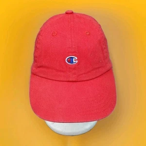 Cappello Cappellino Cappellino Champion Rosso Giovani/Bambini Regolabile StrapBack Nuovo con etichette - Foto 1 di 9