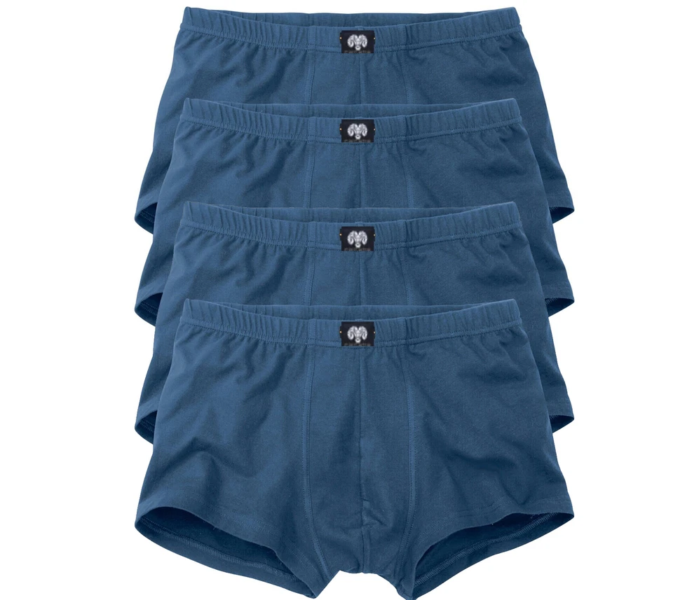 CECEBA 4er Pack Herren Pant Boxershort`s blau Unterwäsche 8 9 10 12 14 16 18 - Bild 1 von 1