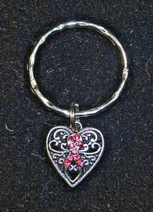 Llaveros de concientización sobre el cáncer de mama hechos a mano estilos surtidos S5337 - Imagen 1 de 14