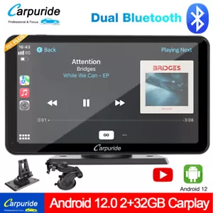Carpuride Android12.0 7" Autoradio Senza Fili Bluetooth Apple CarPlay 4+64GB FM - Foto 1 di 14