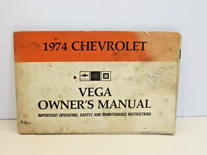 Chevrolet VEGA 1974 manual del propietario original OEM 6260444 #OP-16 - Imagen 1 de 10