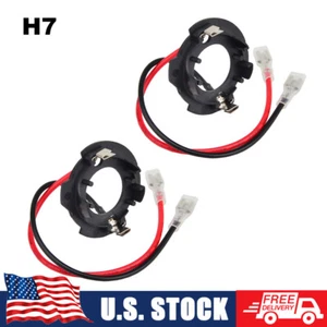 H7 For Golf Fits GTI MK5 LED Headlight Bulb Adapter Convert Retainer Holder Clip - Picture 1 of 9